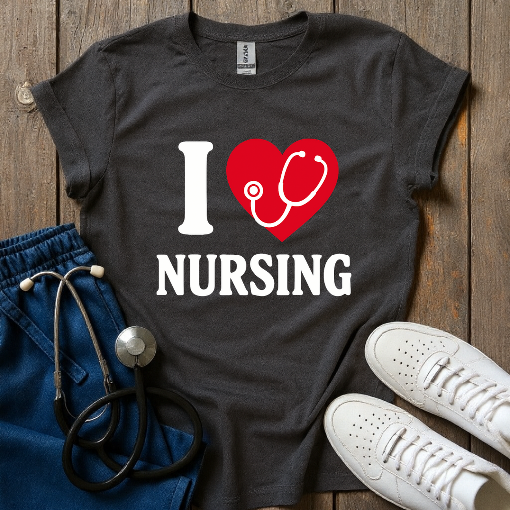 I Love Nursing T-Shirt