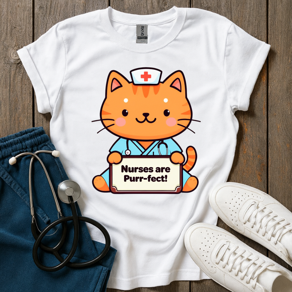 Purr-fect Nurse T-Shirt