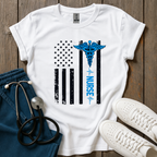 Blue Line Nurse T-Shirt