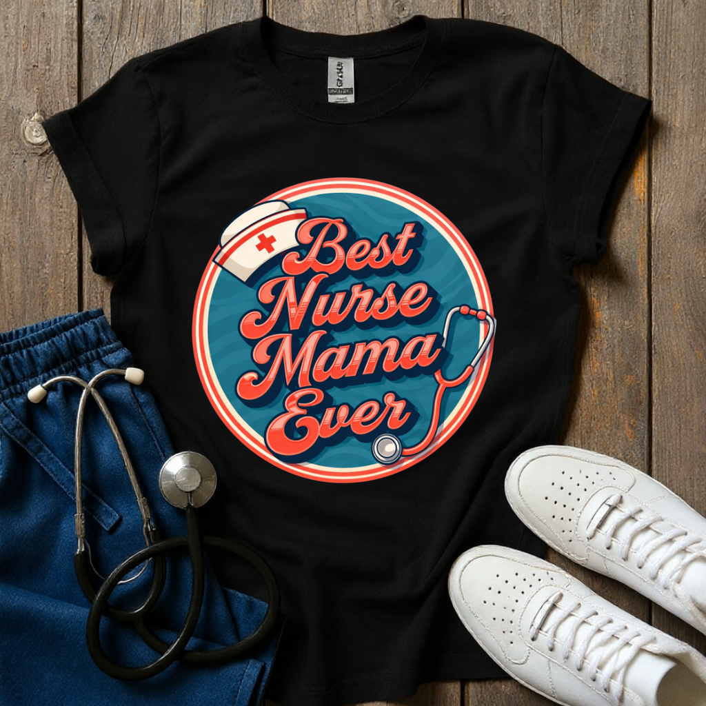Best Nurse Mama T-Shirt