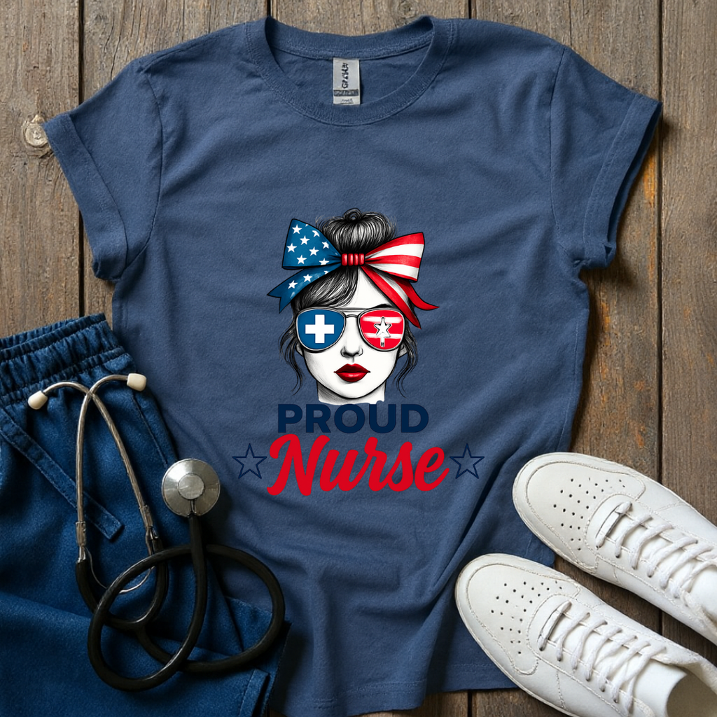USA Proud Nurse T-Shirt