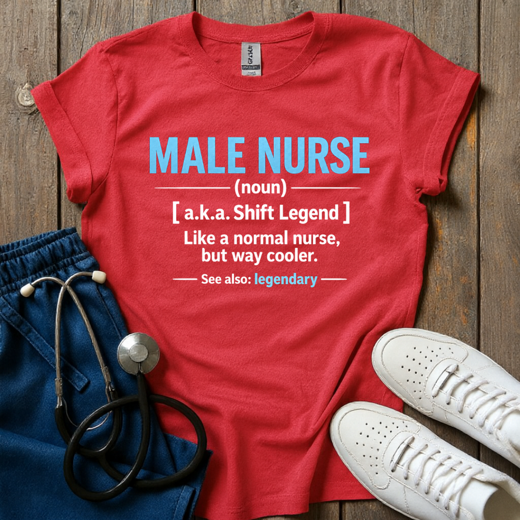 Male Nurse Definition T-Shirt