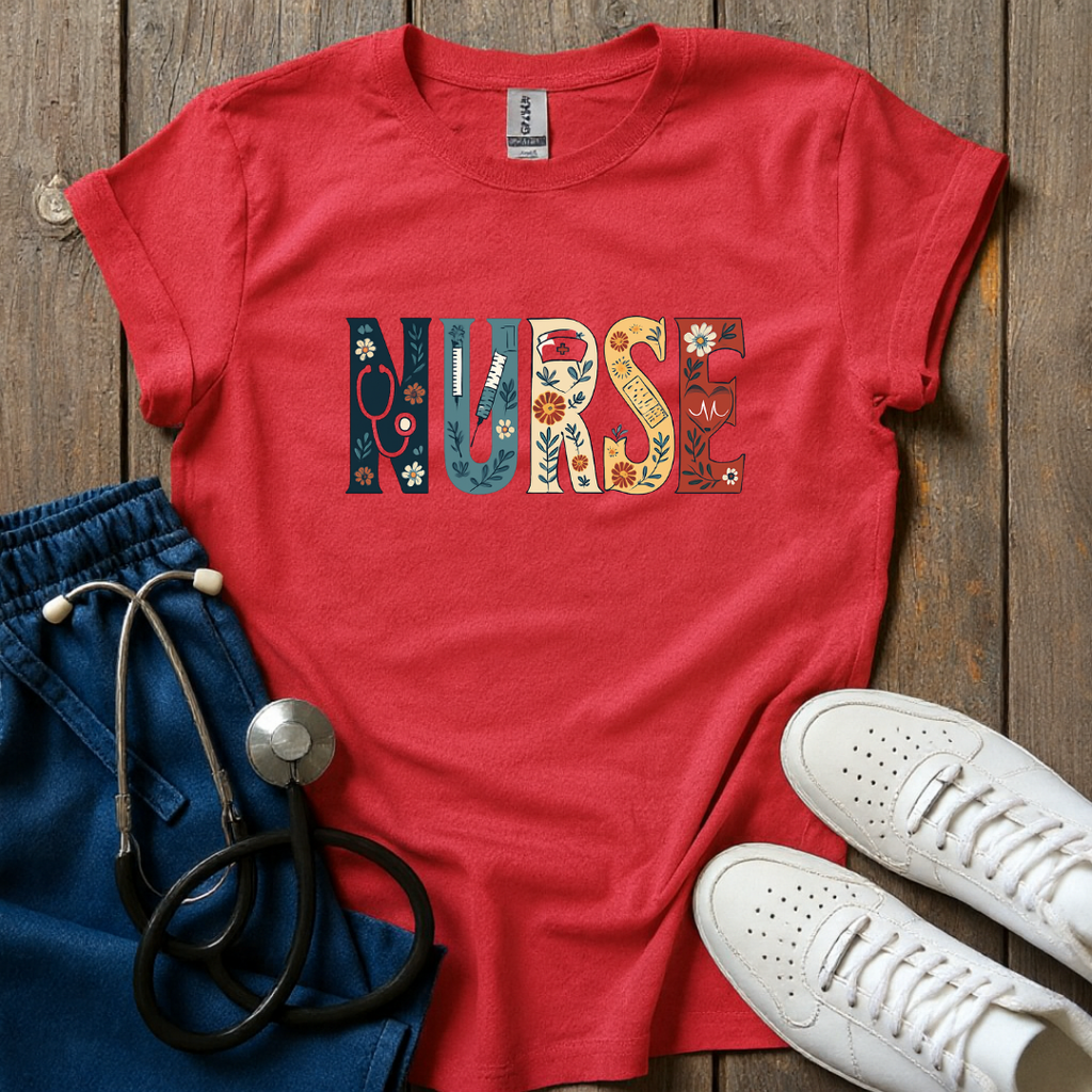 Colorful Nurse T-Shirt