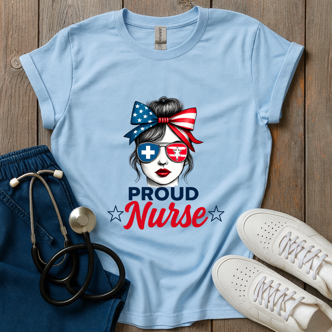 USA Proud Nurse T-Shirt