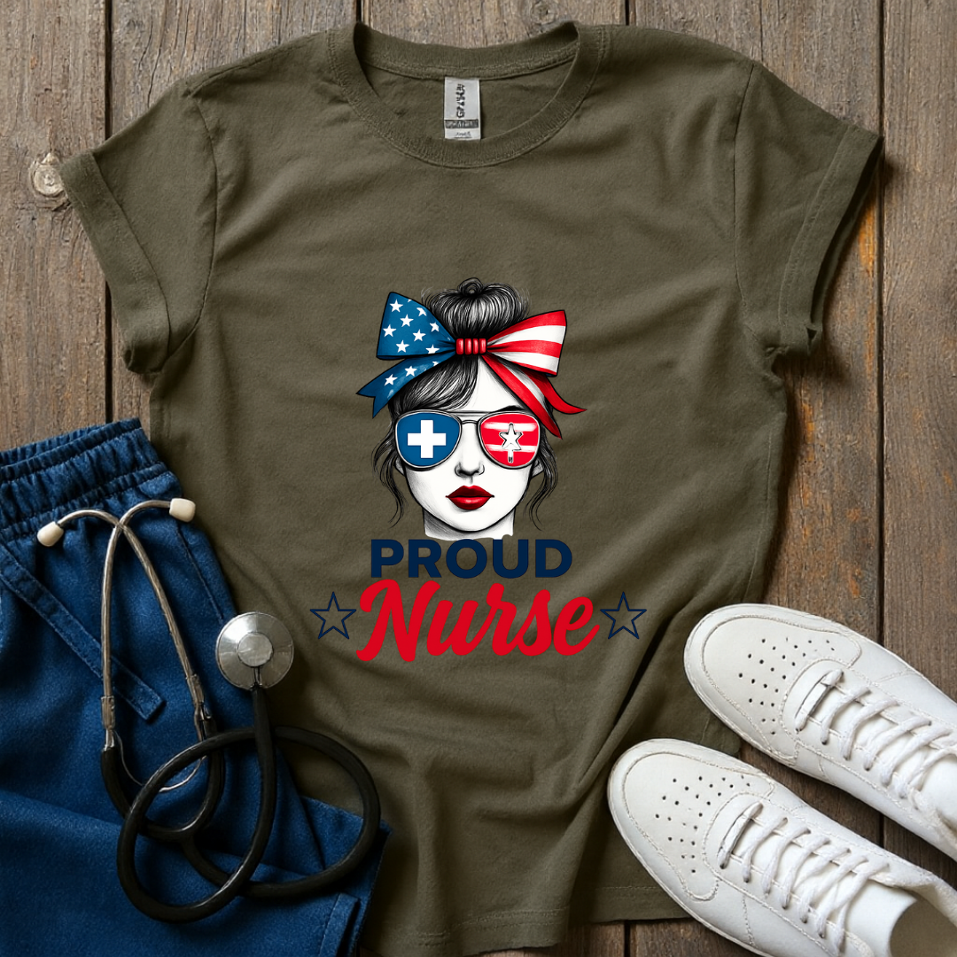 USA Proud Nurse T-Shirt