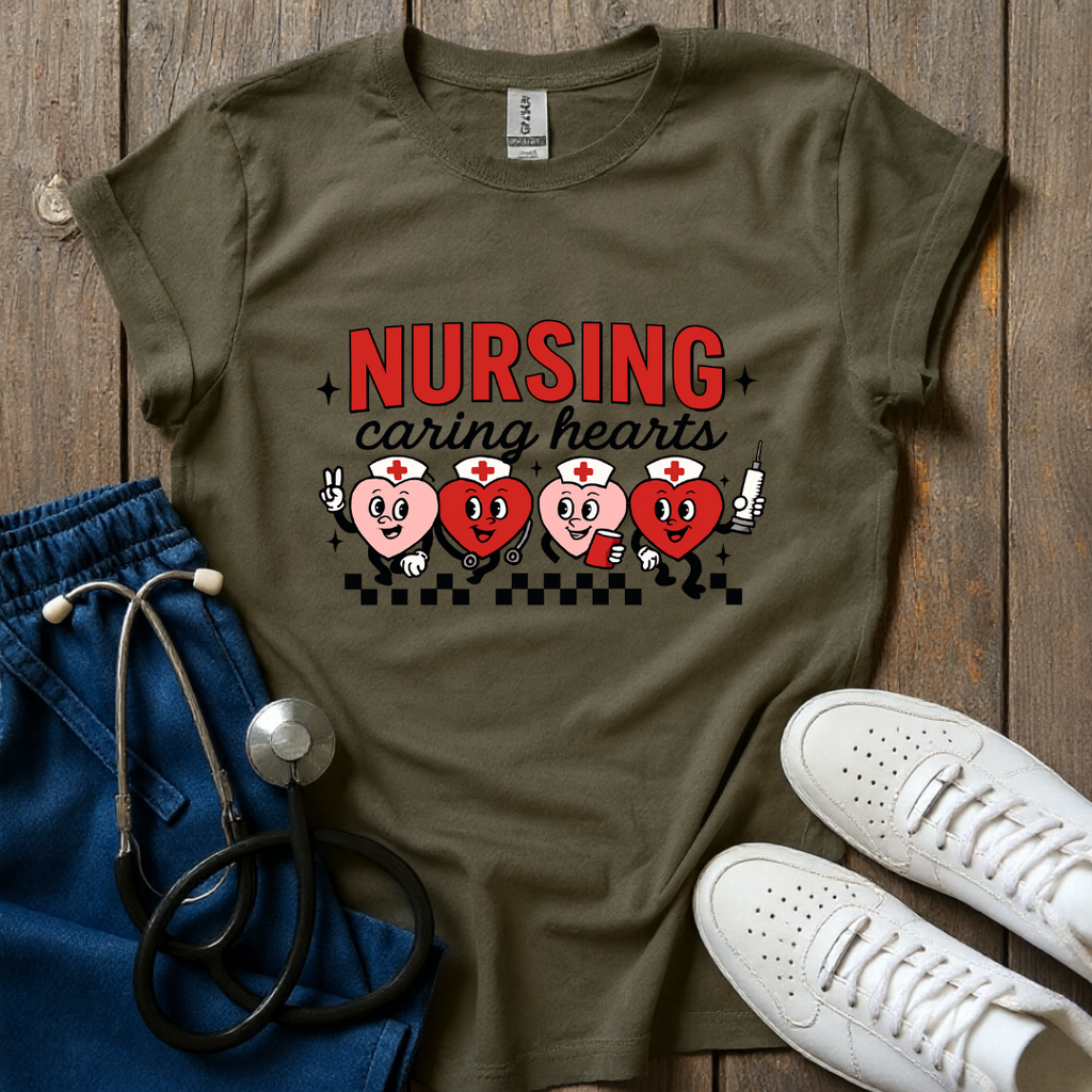 Nursing Hearts T-Shirt