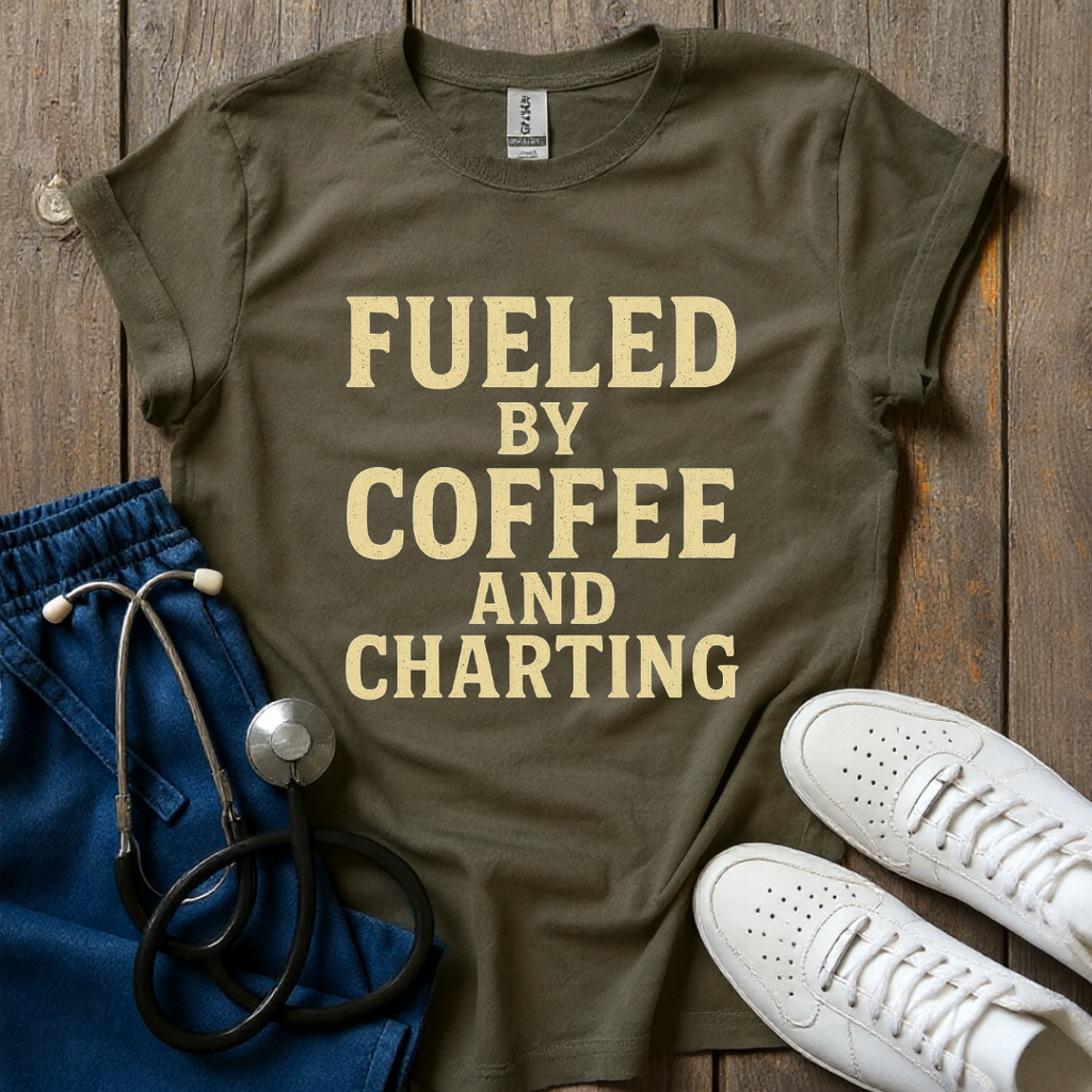 Coffee and Charting T-Shirt