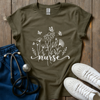 Flowers and Butterflies T-Shirt