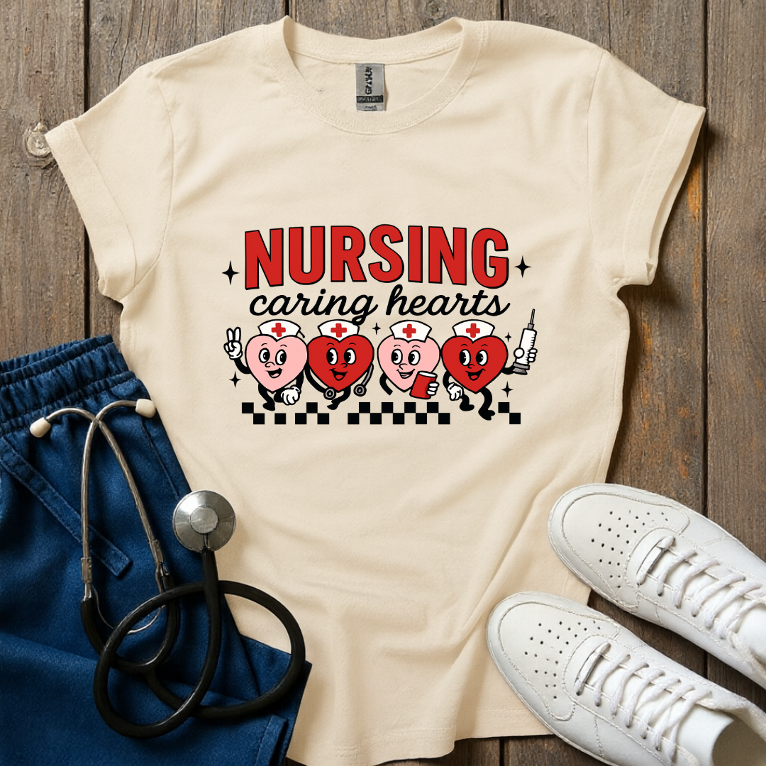 Nursing Hearts T-Shirt