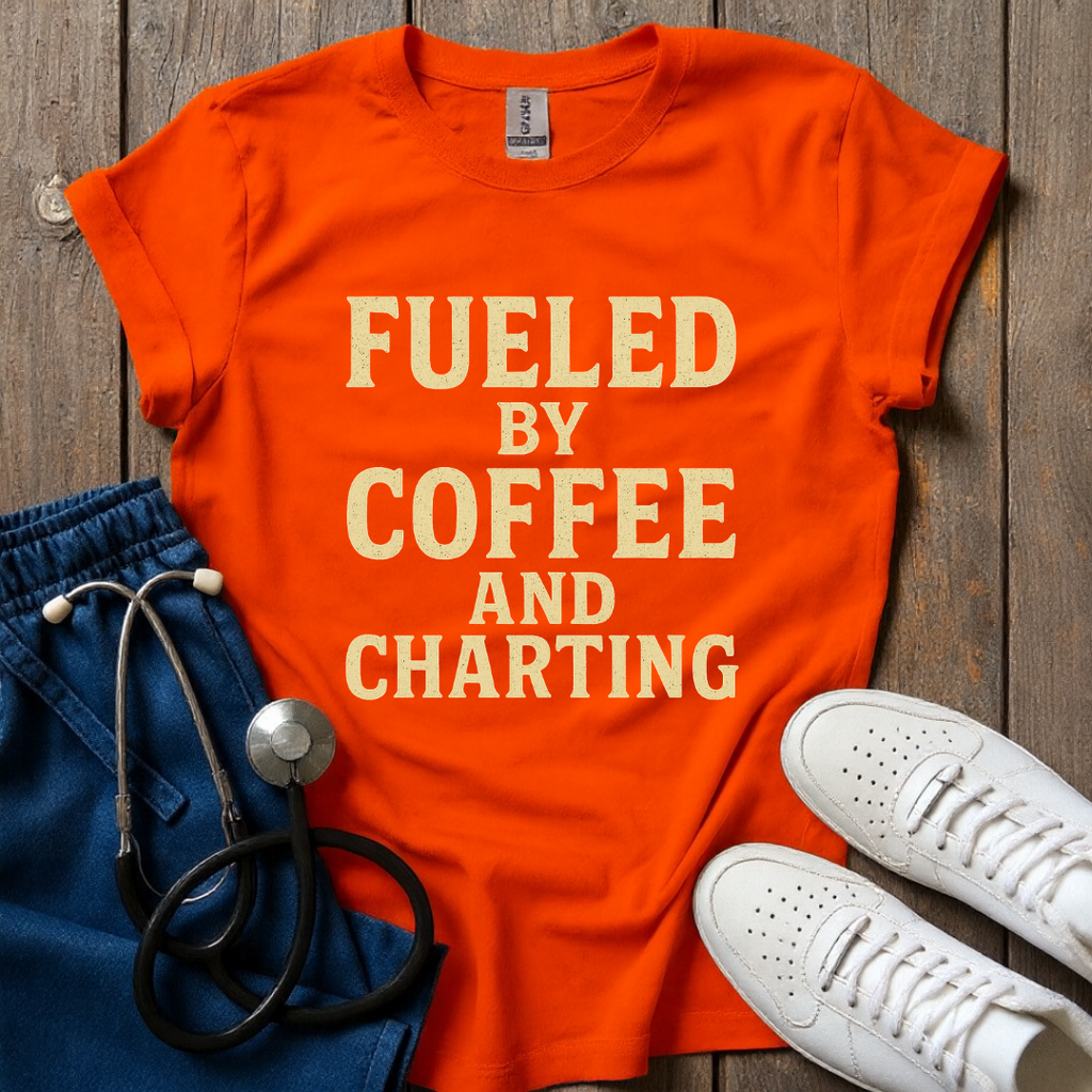 Coffee and Charting T-Shirt