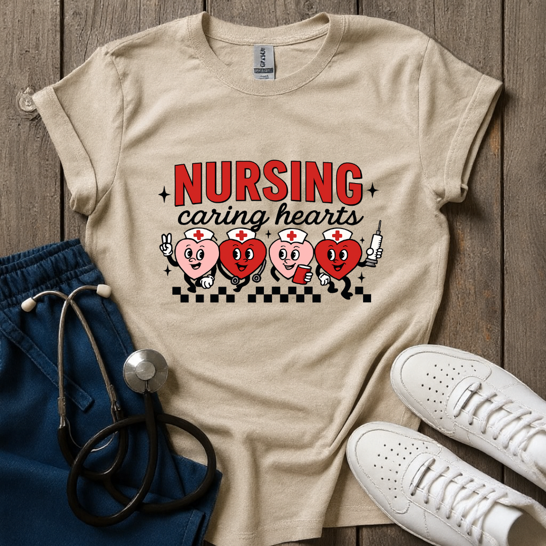 Nursing Hearts T-Shirt