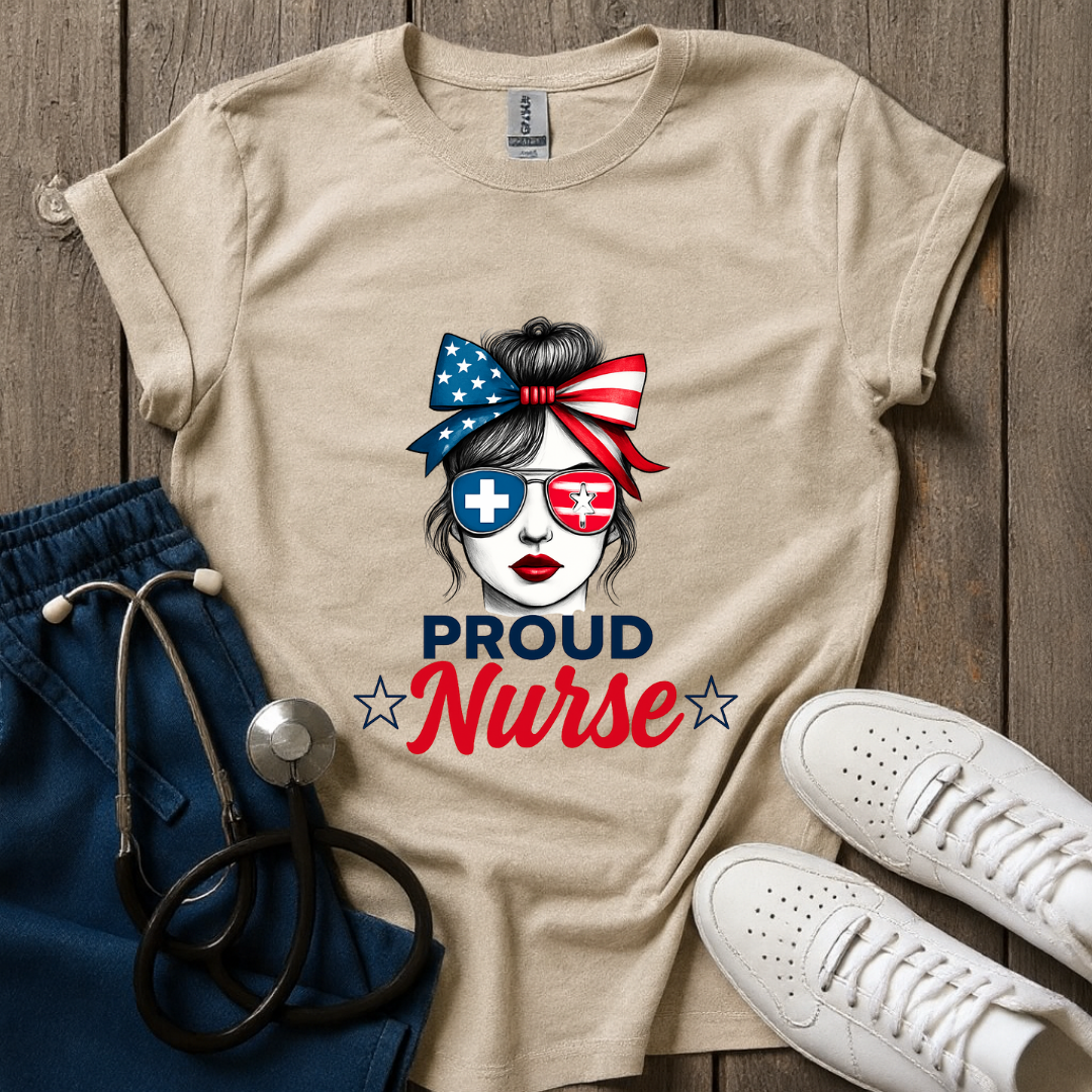 USA Proud Nurse T-Shirt