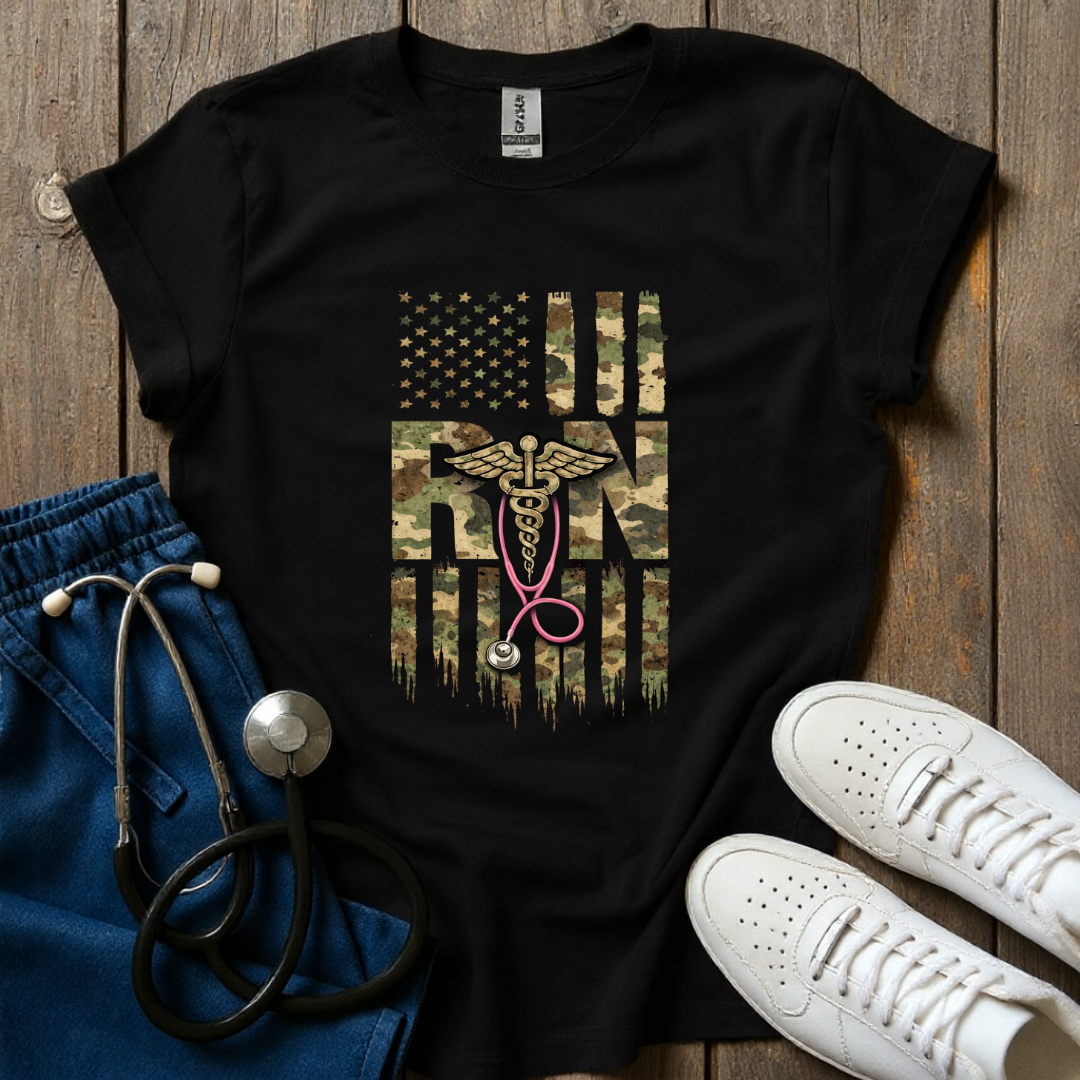Patriotic RN Strong T-Shirt