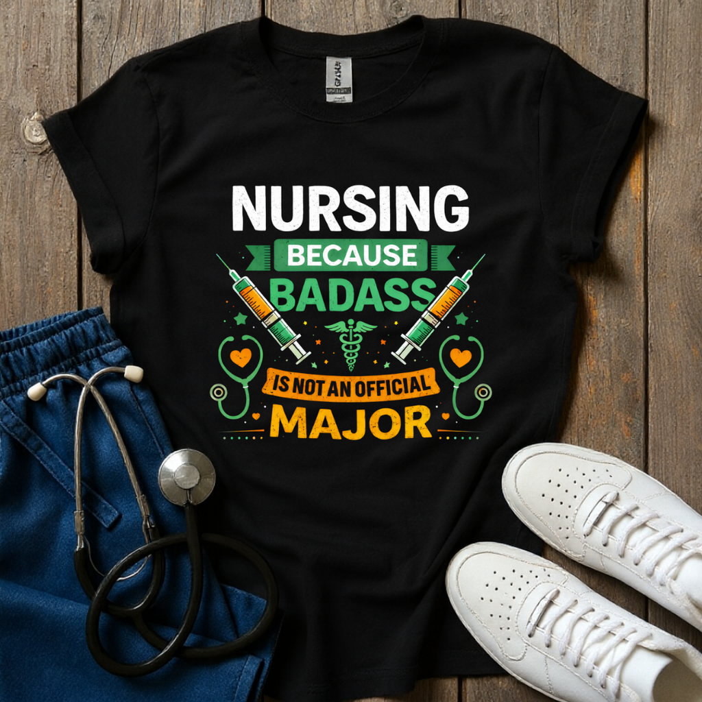 Nursing Because T-Shirt