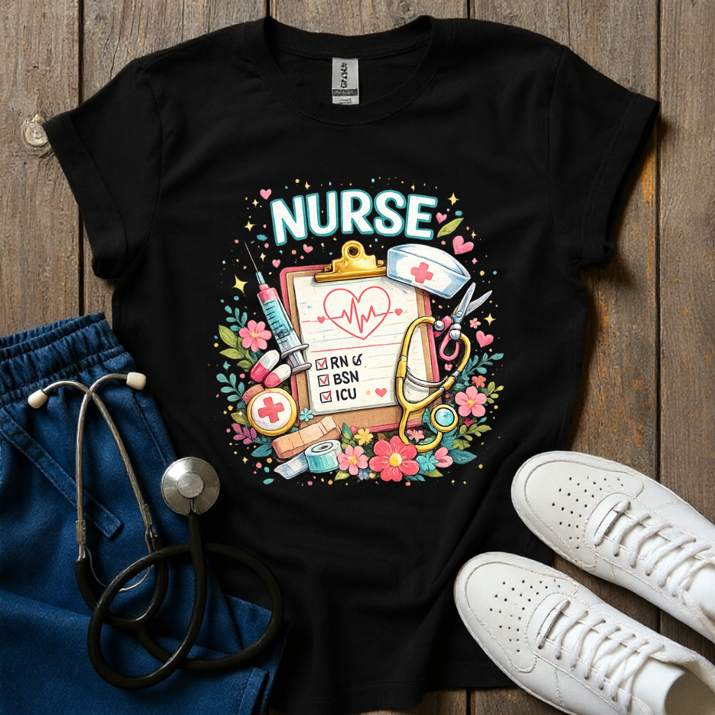 Nurse Life Checklist T-Shirt