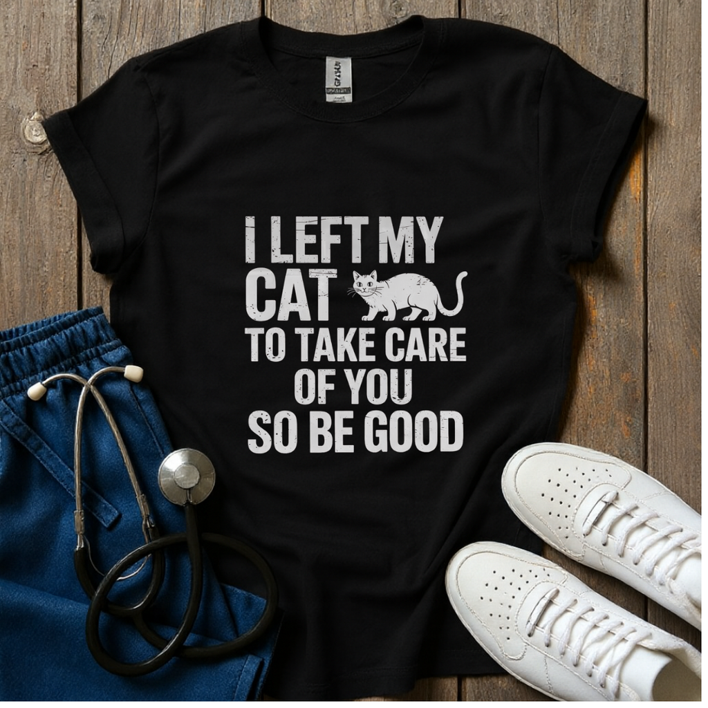 Left My Cat T-Shirt