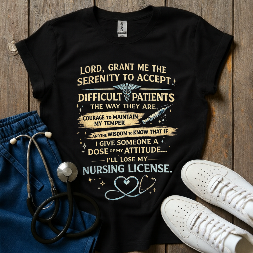 Nurse Serenity Prayer T-Shirt