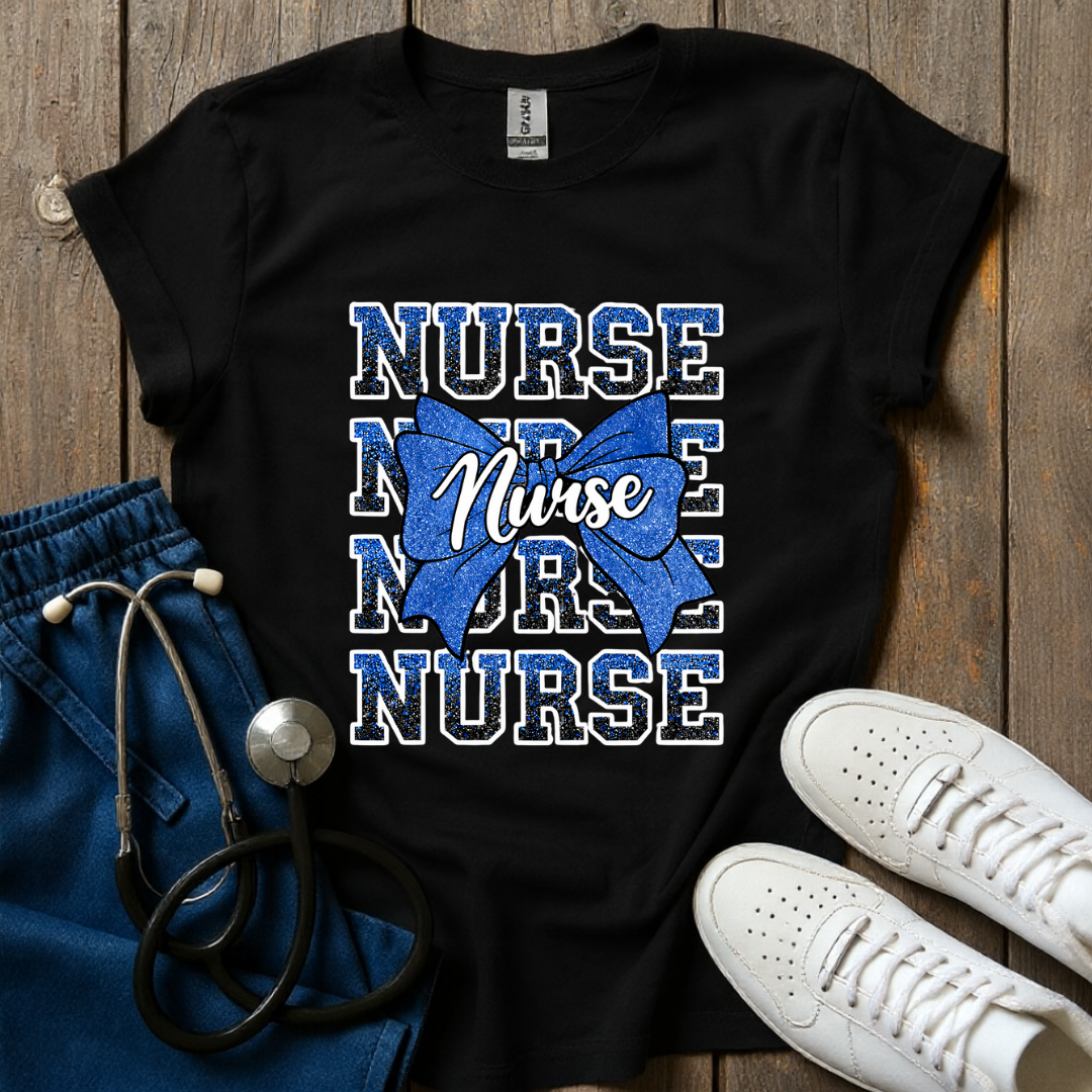 Blue Bow T-Shirt
