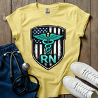 Teal RN Shield T-Shirt