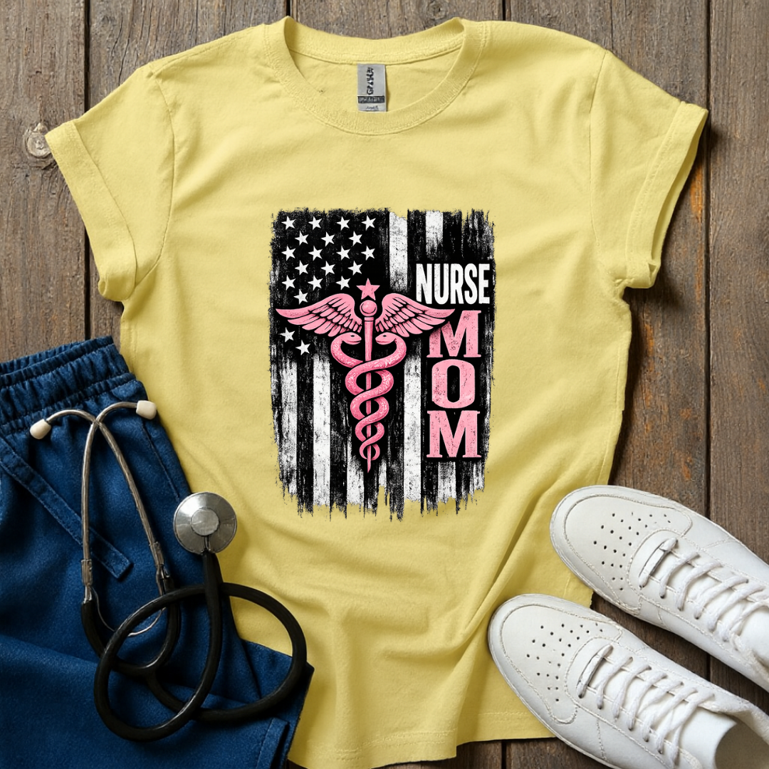 American Nurse Mom T-Shirt