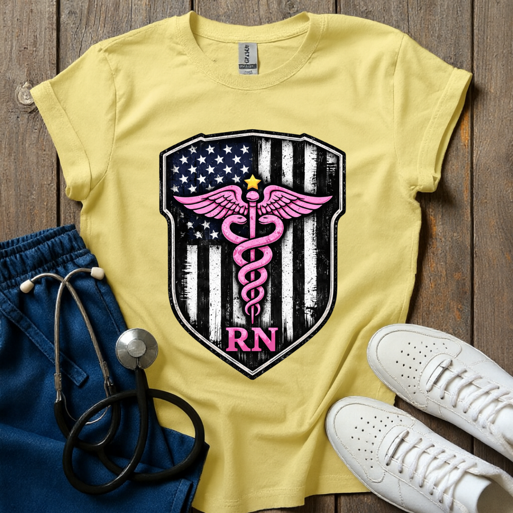 Pink RN Shield T-Shirt