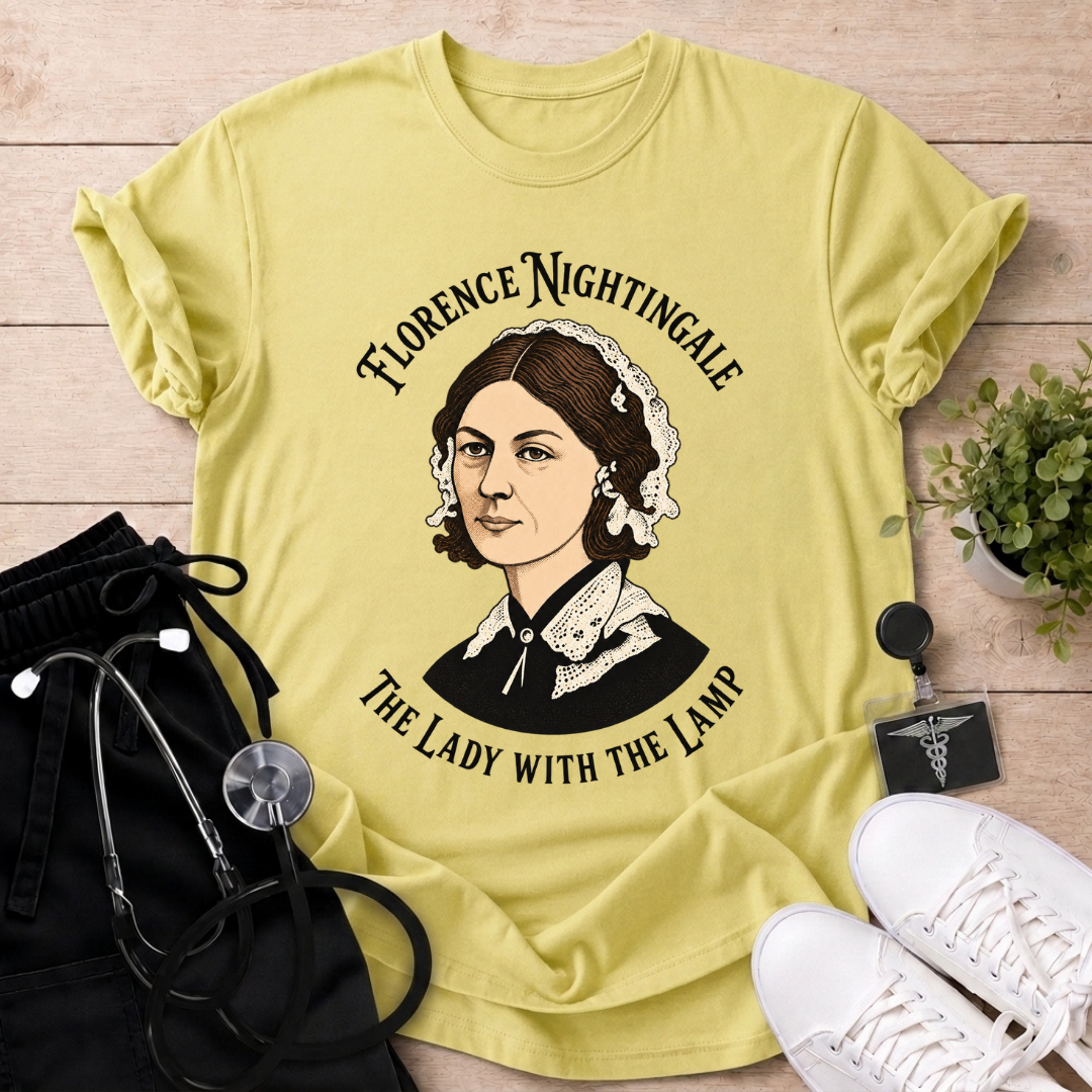 The Lady With The Lamp T-Shirt