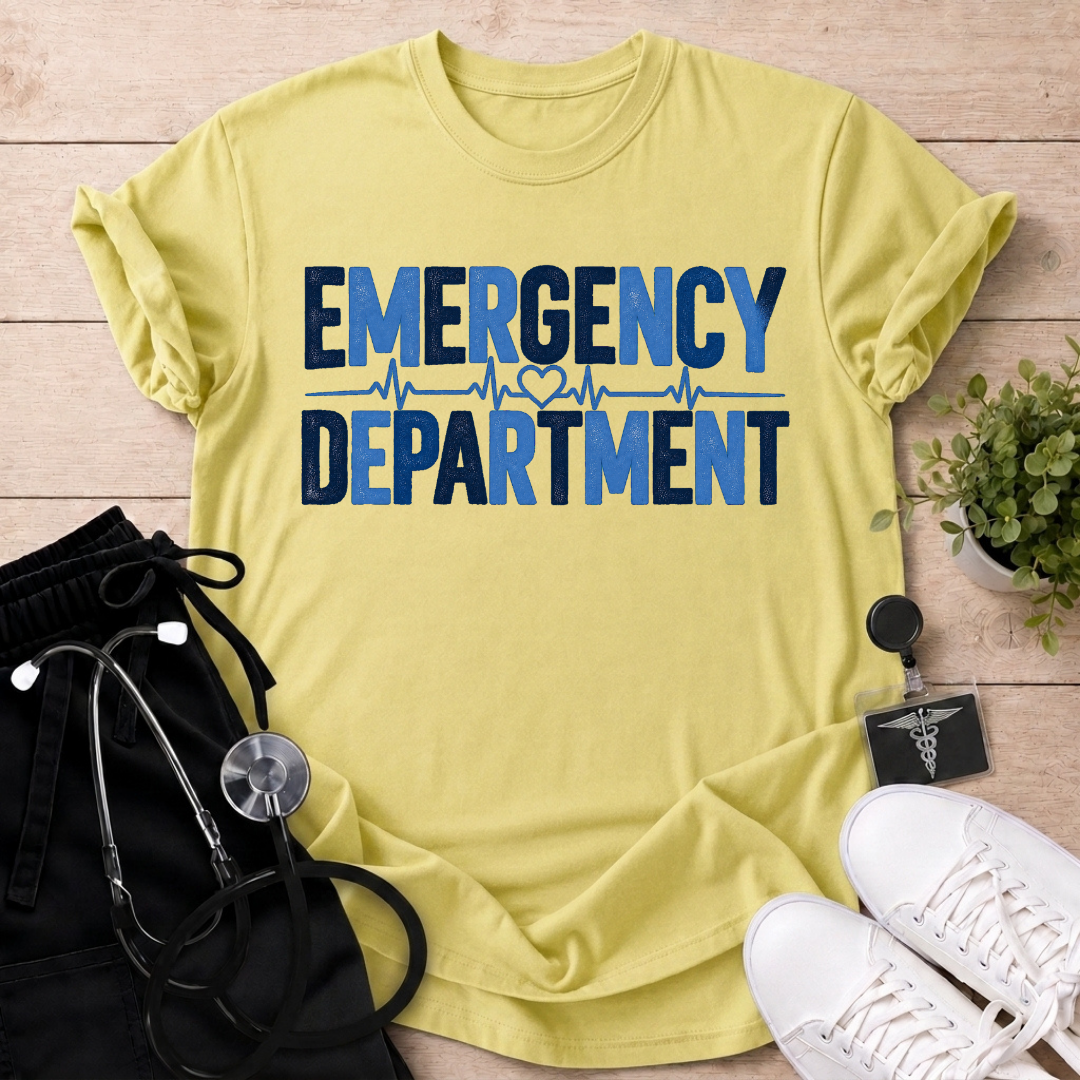 Emergency Department Heartbeat T-Shirt