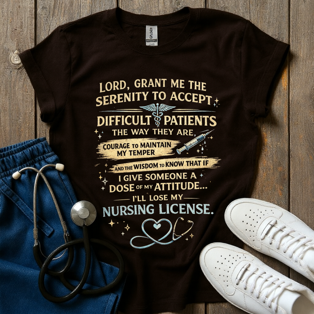 Nurse Serenity Prayer T-Shirt
