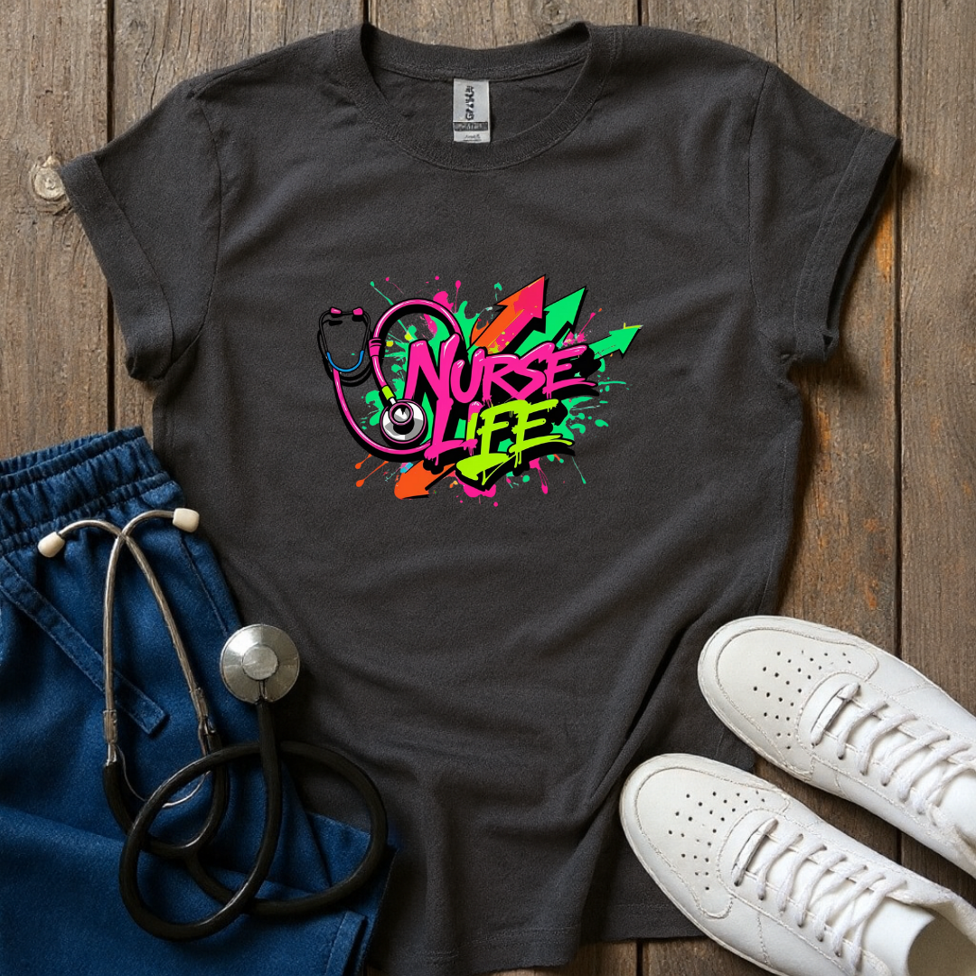 Nurse Graffiti T-Shirt