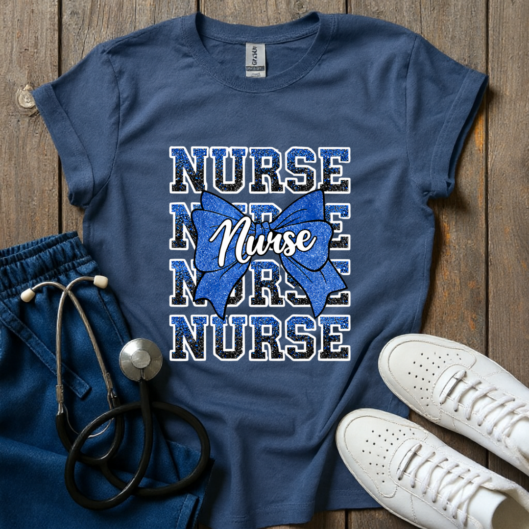 Blue Bow T-Shirt