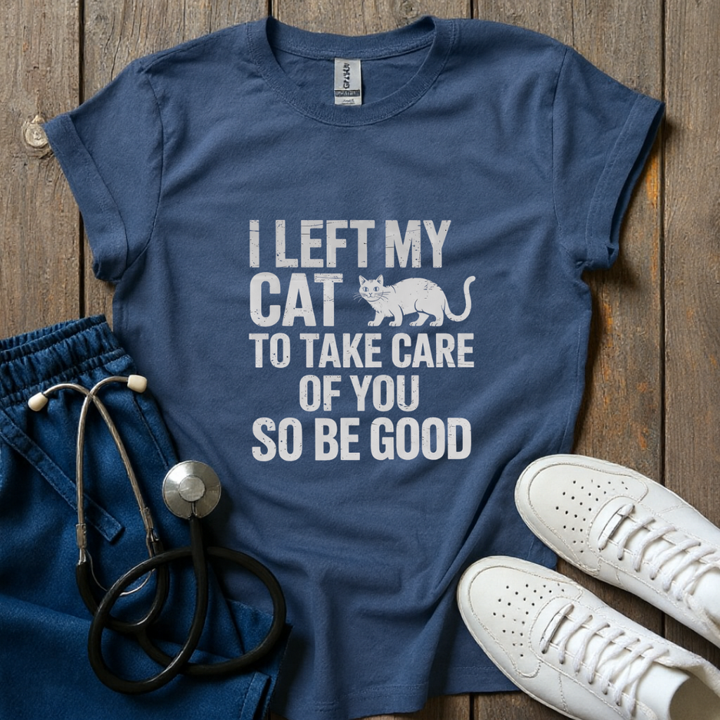 Left My Cat T-Shirt