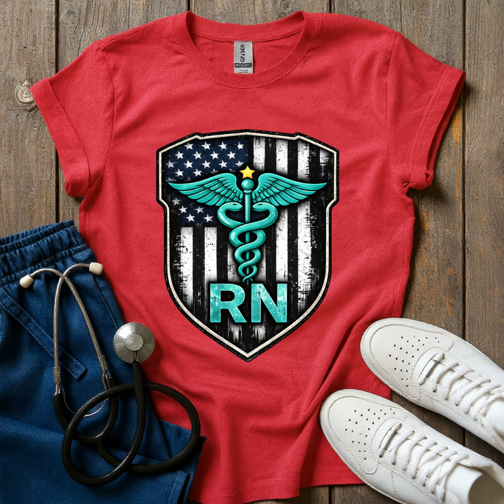 Teal RN Shield T-Shirt