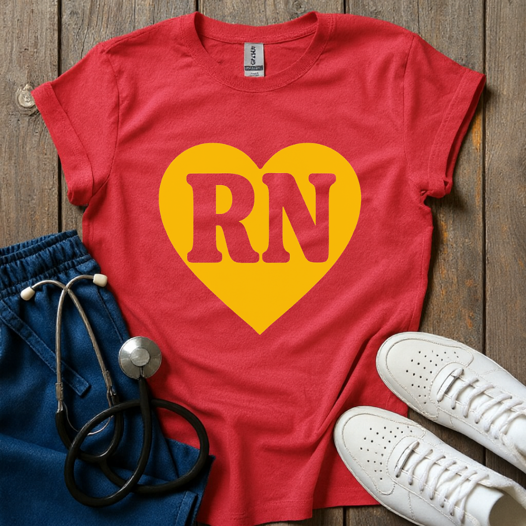 Yellow Heart T-Shirt