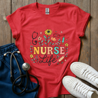 Floral Nurse Life T-Shirt