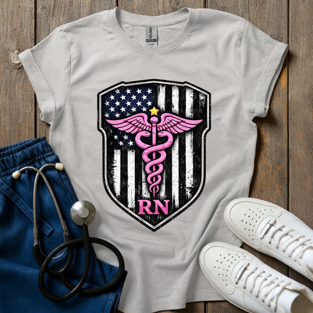 Pink RN Shield T-Shirt