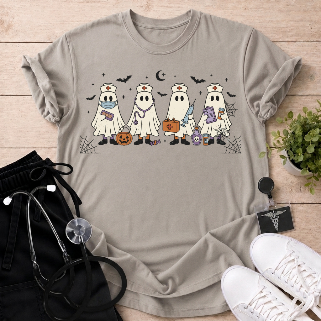 Ghost Nurses On Duty T-Shirt
