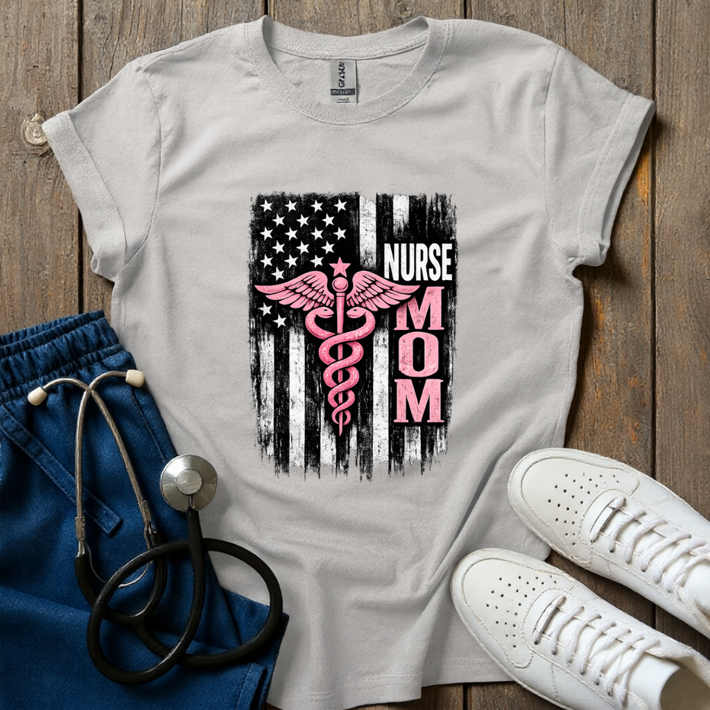 American Nurse Mom T-Shirt