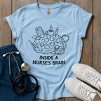 Inside Nurse Brain T-Shirt