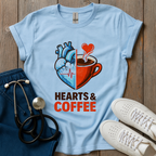 Hearts And Coffee T-Shirt