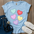 Nurse Candy Hearts T-Shirt