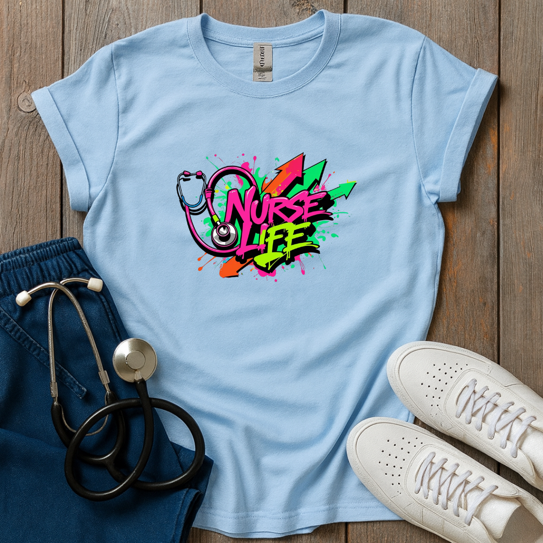 Nurse Graffiti T-Shirt