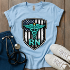 Teal RN Shield T-Shirt