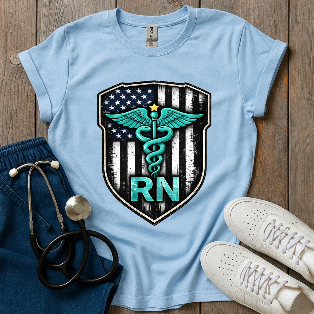 Teal RN Shield T-Shirt