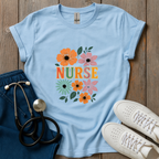 Floral Nurse T-Shirt