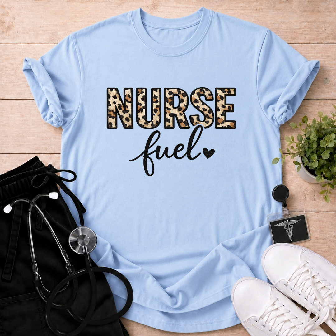 Leopard Nurse Fuel T-Shirt