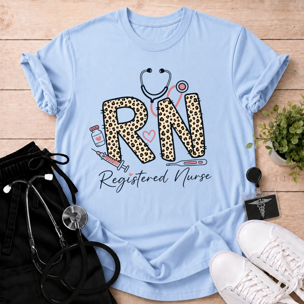 RN Stethoscope Design T-Shirt