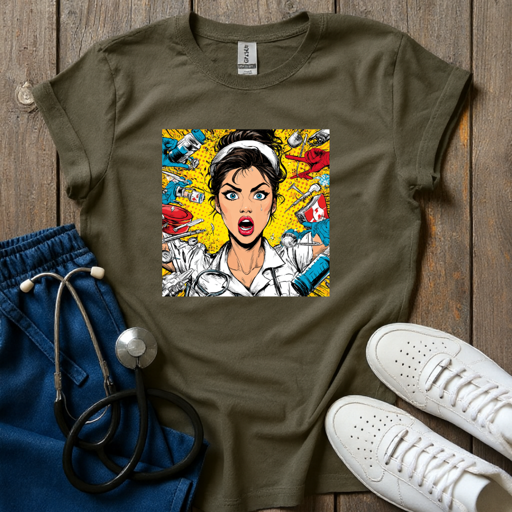 Nurse Pop Art T-Shirt