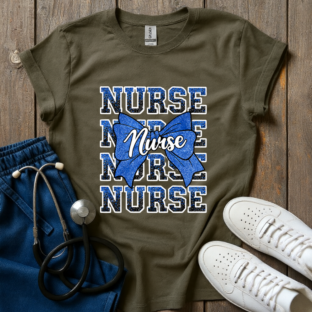 Blue Bow T-Shirt