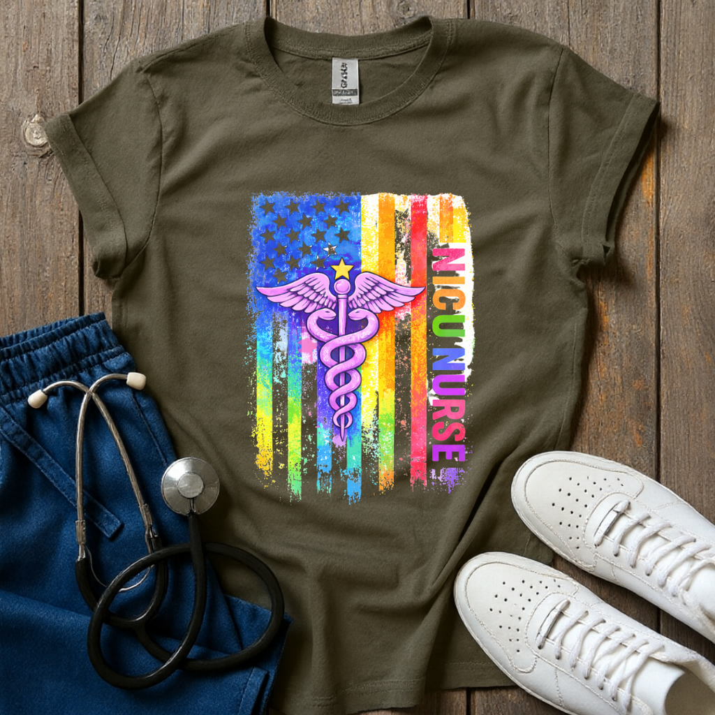American NICU Nurse T-Shirt