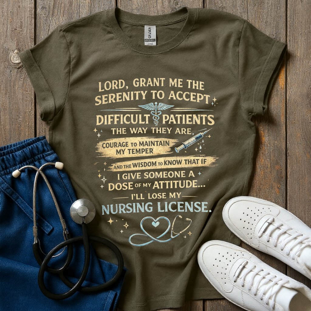 Nurse Serenity Prayer T-Shirt